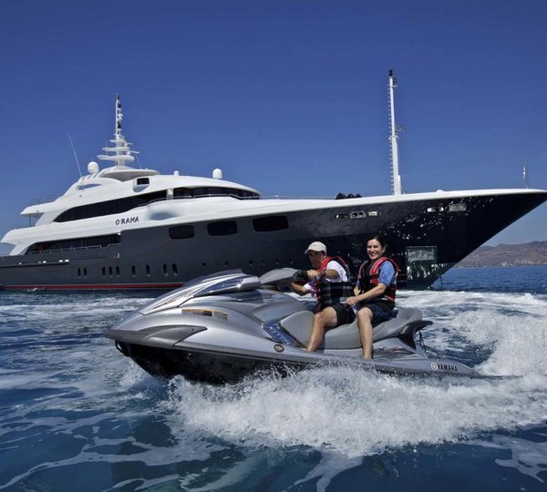 MIA RAMA In Greece With Jet Ski