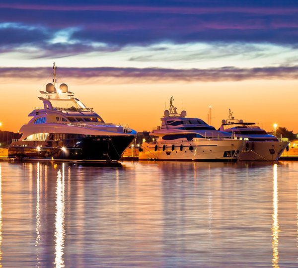 A Superyacht Sunset