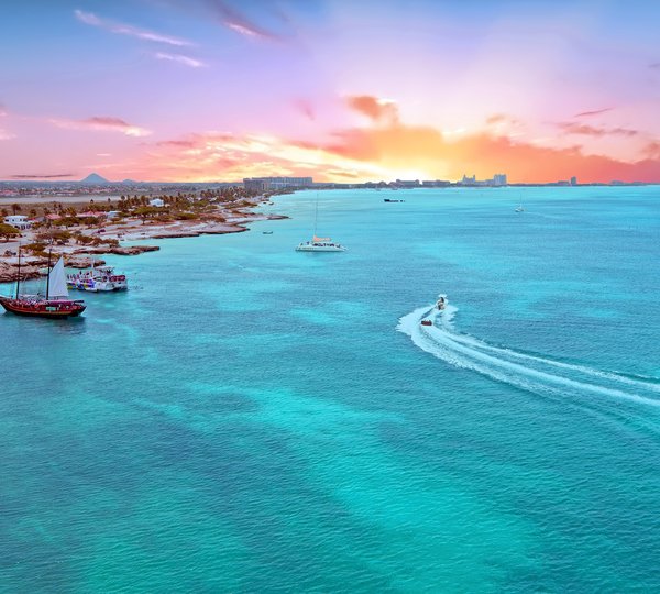 Aruba Island In The Caribbean Sea