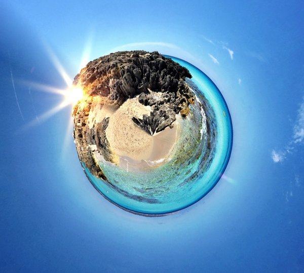 Sunny Beach Day In Formentera Spain