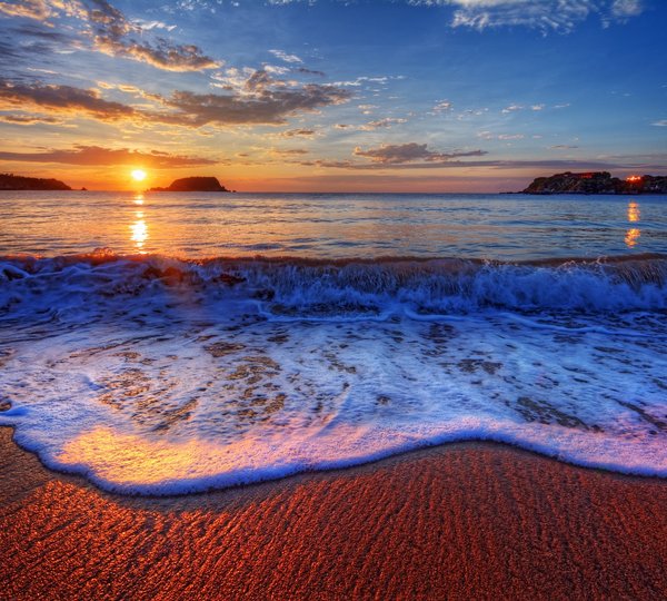 Colourfull Sunrise On The Mexican Riviera