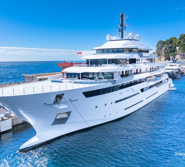 Superyacht At The Monaco Yacht Show © MYS