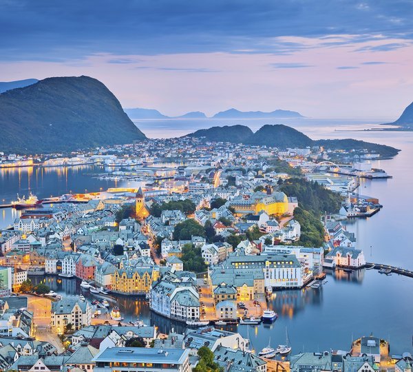 Norwegian City Of Alesund