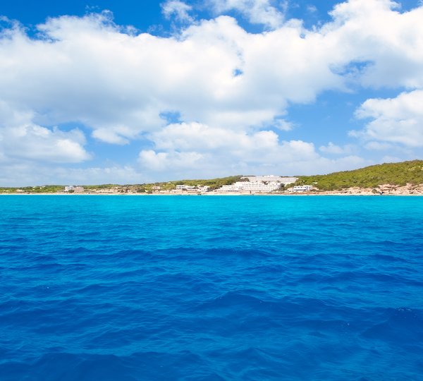 Formentera, South Els Arenals Platja De Migjorn Beach In Balearic Sea