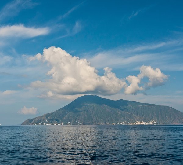 Salina Is An Island In The Aeolian Islands Sicily Italy