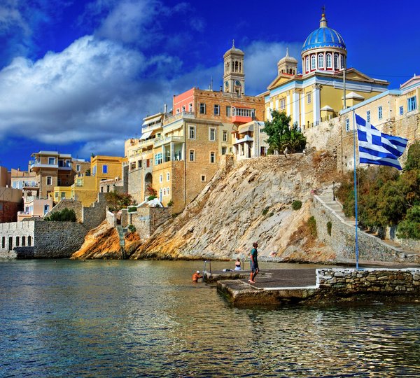 Yunan Adalari Syros Island Greece