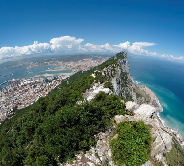 Gibraltar From Above - Image Credit To Gibraltar Tourism Board