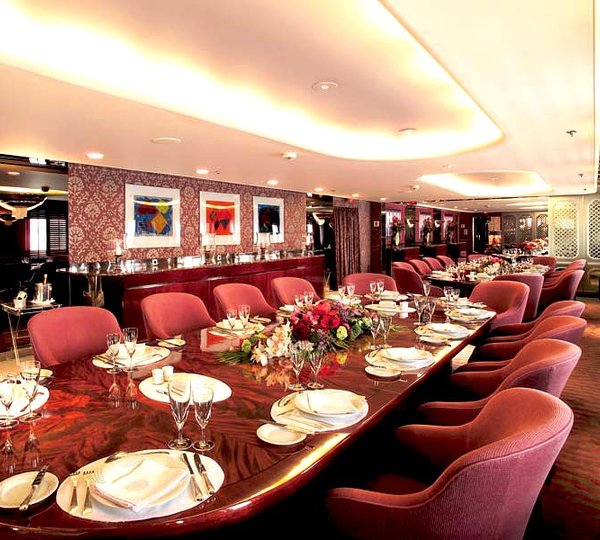 Eating/dining Saloon Aboard Yacht ALEXANDER