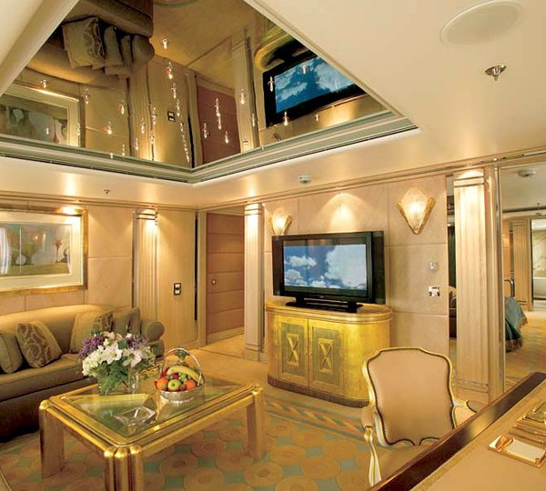 Saloon: Yacht ALEXANDER's Main Master Cabin Photograph