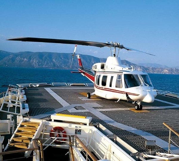 Helicopter Pad Aboard Yacht ALEXANDER