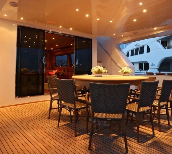 Deck Aboard Yacht SUMMER DREAMS