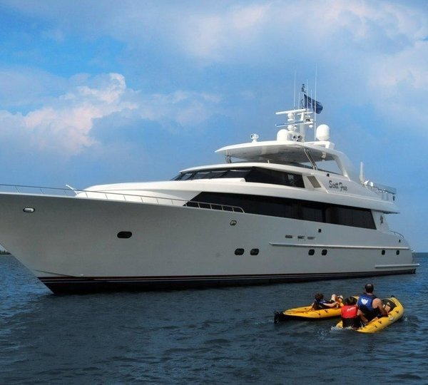 Overview Including Ship's Tender Aboard Yacht LEGENDARY