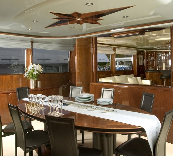 Eating/dining Saloon Aboard Yacht LET IT BE