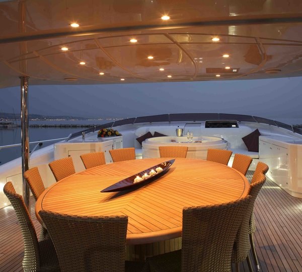 External Eating/dining On Yacht MIDNIGHT SUN