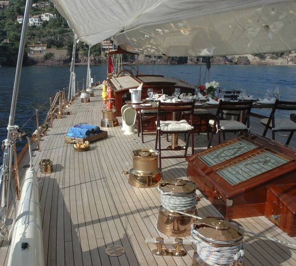 Deck On Yacht SHAMROCK V