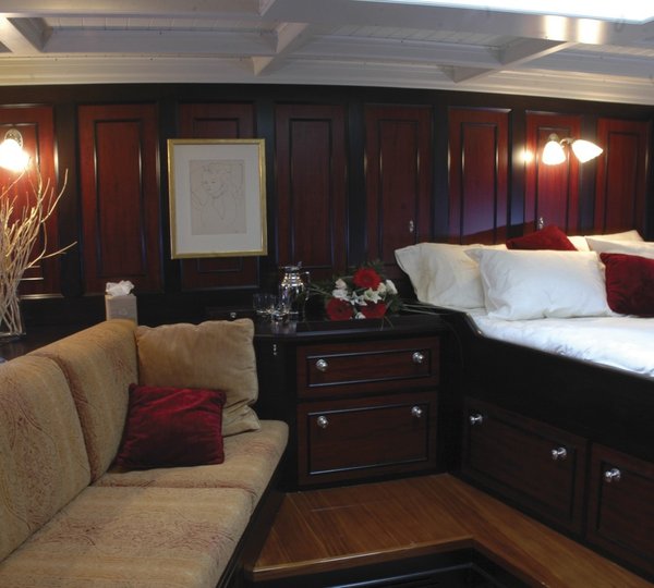 Main Master Cabin On Yacht SHAMROCK V