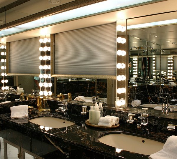 Main Master Bath On Yacht CAPRICE