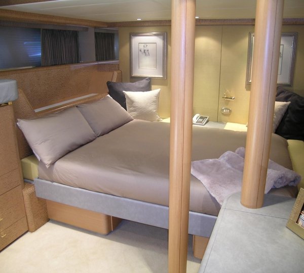 Converted To Queen Sized: Yacht CAPRICE's Twin Bed Cabin Photograph