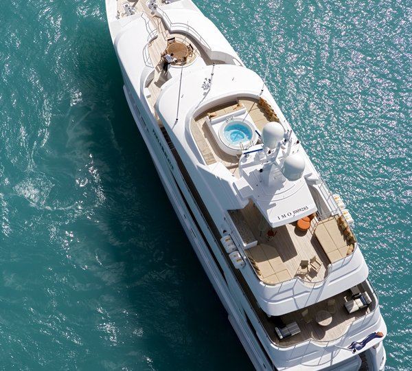 Above Aboard Yacht PERLE BLEUE