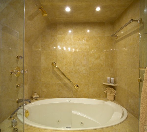 Inside Jacuzzi Pool On Board Yacht NAMOH