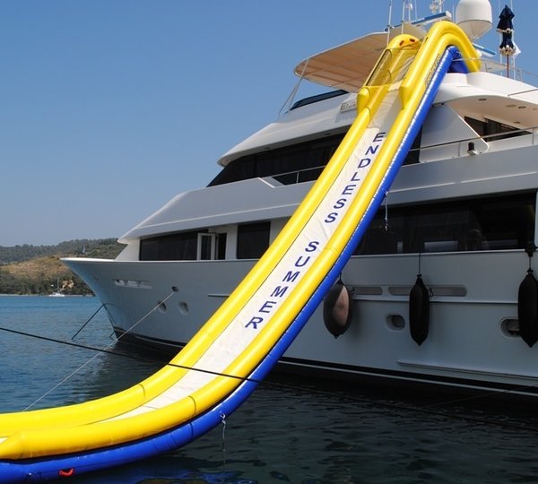 Water Slide Aboard Yacht ENDLESS SUMMER