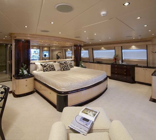Top Deck Main Master Cabin On Board Yacht LADY LEILA