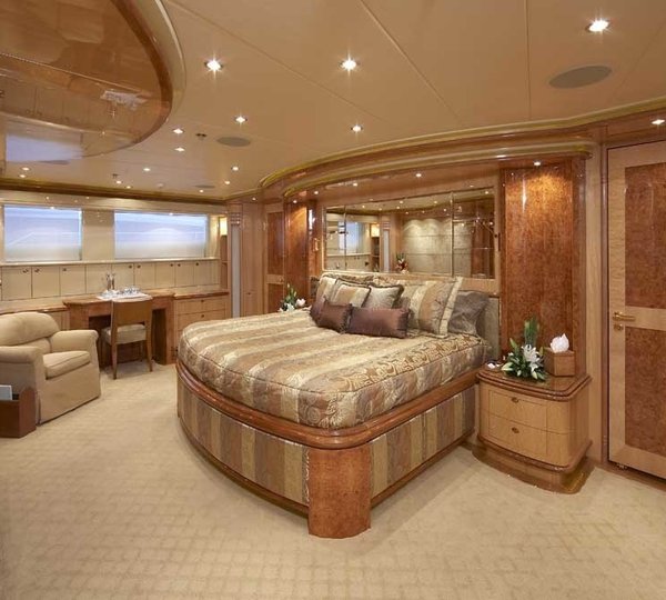 Main Master Cabin Aboard Yacht LADY LEILA