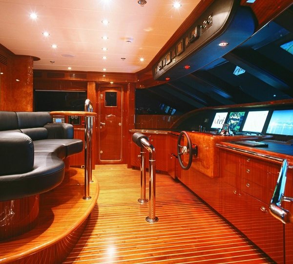 Bridgedeck Aboard Yacht LADY LEILA