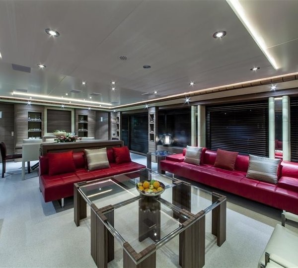 main saloon aboard ORYX 