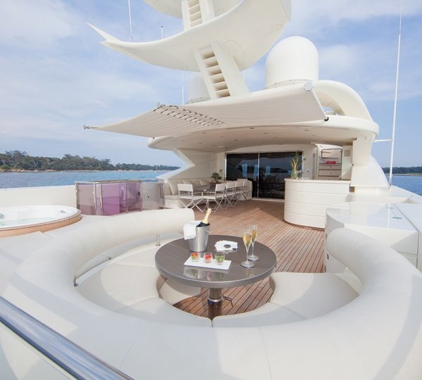 Bridgedeck Deck Aft Starboard Side On Board Yacht SIERRA ROMEO