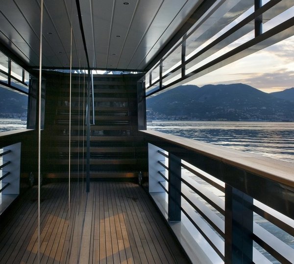 Profile Deck Aboard Yacht OCEAN EMERALD