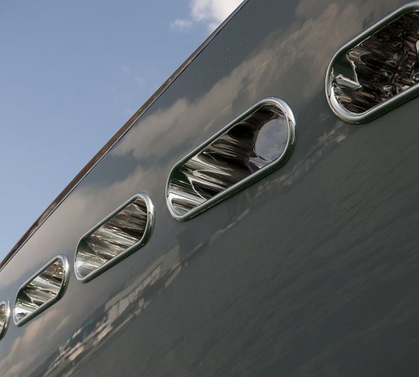 Profile Close Up Aboard Yacht OCEAN EMERALD