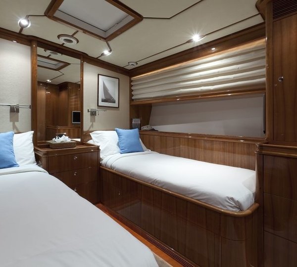 Twin Bed Stateroom Aboard Yacht THIS IS US