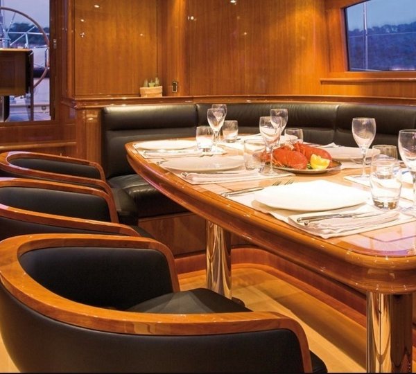 Pilot House Furniture On Board Yacht THIS IS US