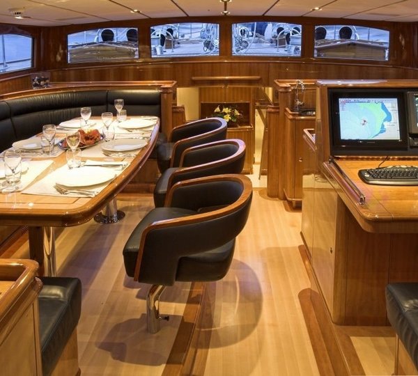 Pilot House Facing Fore On Yacht THIS IS US