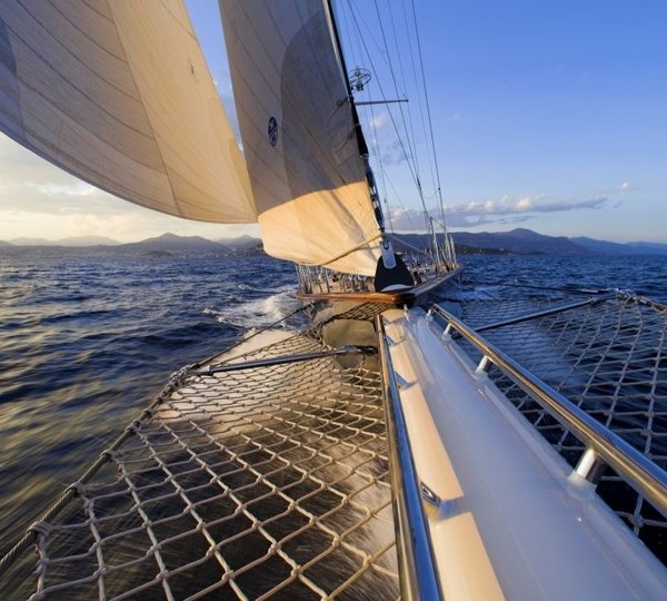 Ship's Bow Sprit On Board Yacht THIS IS US