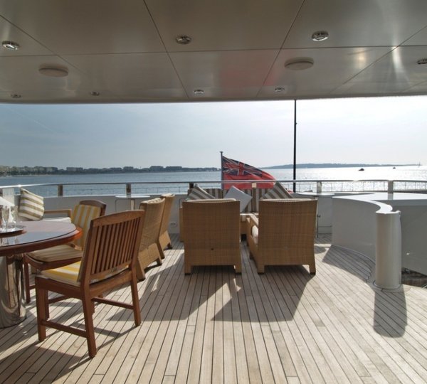Bridgedeck Deck Aft On Yacht ALASKA OF GEORGE TOWN