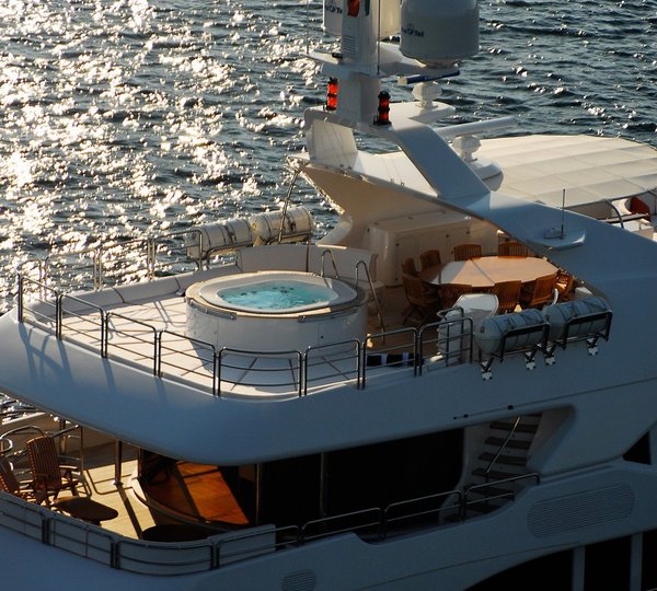 Decks: Yacht BLUE VISION's From Above Aspect Pictured