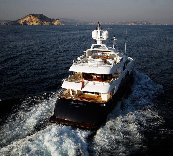 Aft Aspect: Yacht BLUE VISION's Cruising Captured