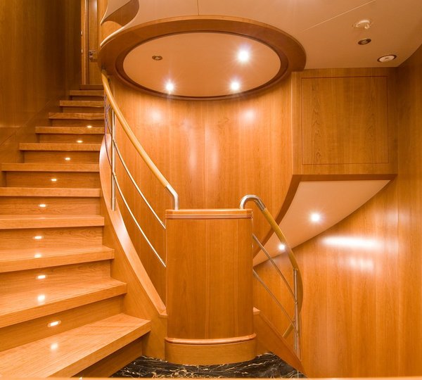 Stairway On Board Yacht BLUE VISION