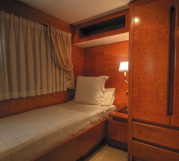 Crew Stateroom On Board Yacht CD TWO