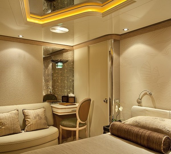 Sitting: Yacht ECLIPSE's Guest's Cabin Photograph