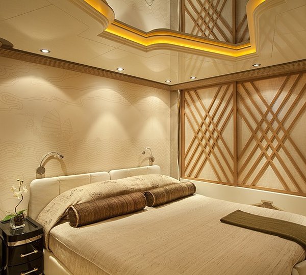 Guest's Cabin On Board Yacht ECLIPSE