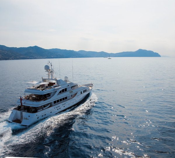 cruising photo of the 43m Feadship yacht