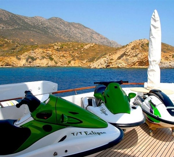 close up of Jetskis