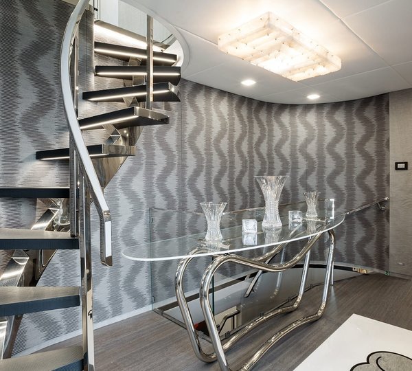 main deck stairwell and hall