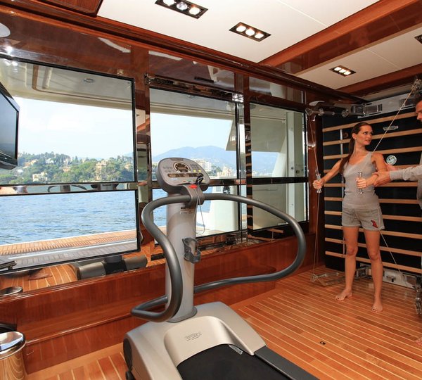 Gymnasium On Yacht HANA