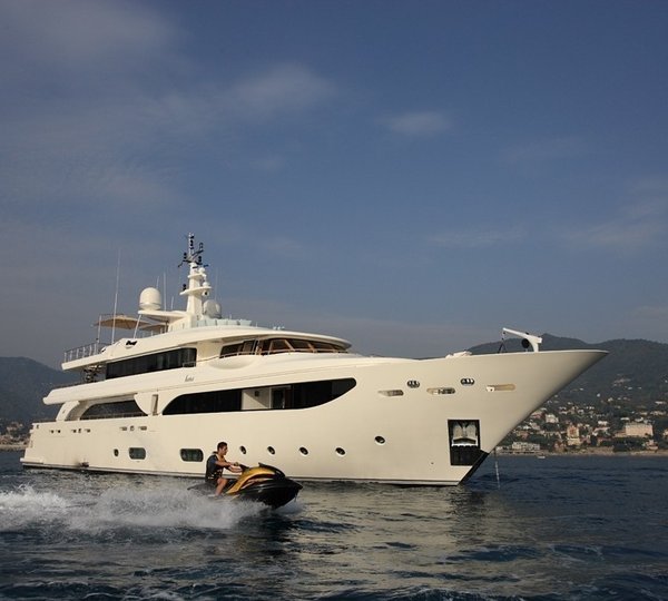 Cruising Jetski Skiing On Yacht HANA