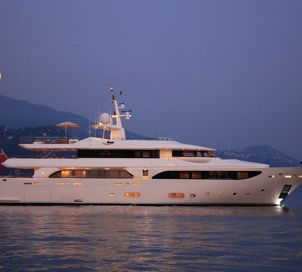 Evening Overview On Board Yacht HANA