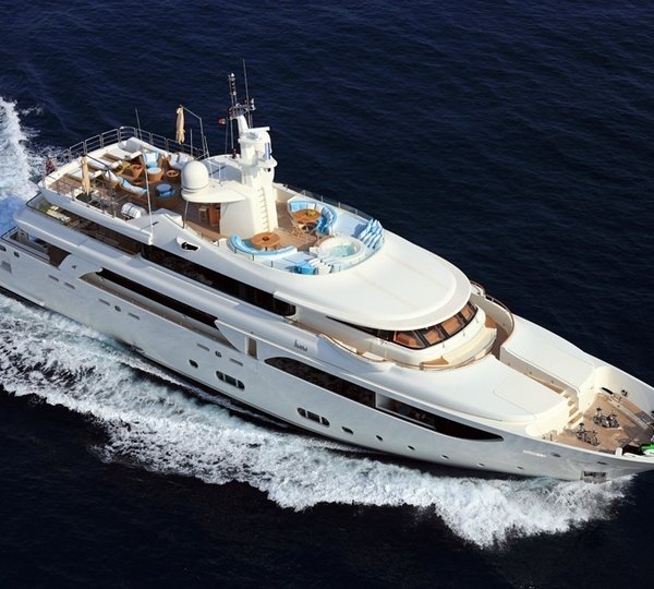 From Above: Yacht HANA's Cruising Photograph